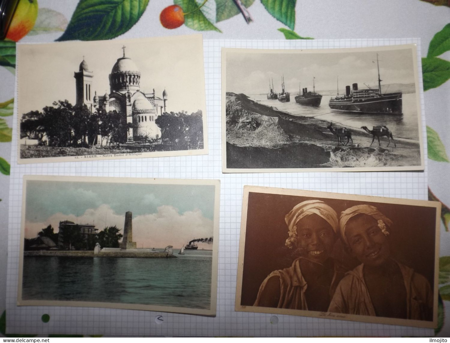 LOT 9 POSTCARD POSTKARTE AFRICA ALGER TUNISI  AK CPA - Collections & Lots