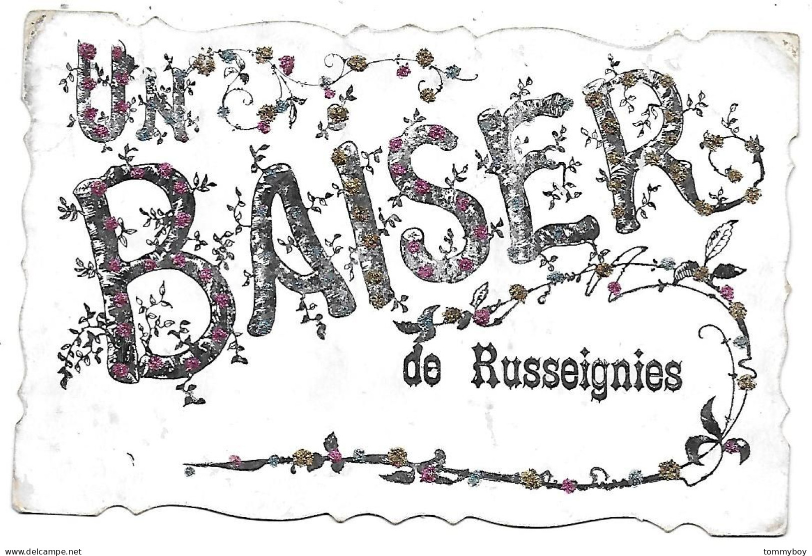 CPA Russeignies, Un Baiser De Russeignies - Mont-de-l'Enclus