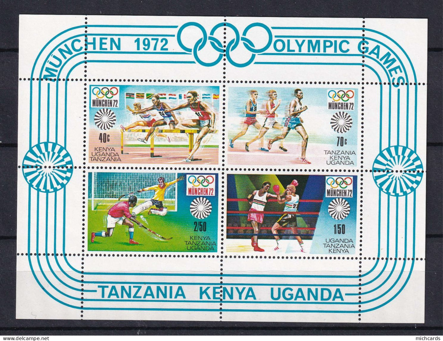 165 EST AFRICAIN 1972 - Y&T BF 2 - Jeux Olympique Munich - Neuf ** (MNH) Sans Charniere - Kenia (1963-...)