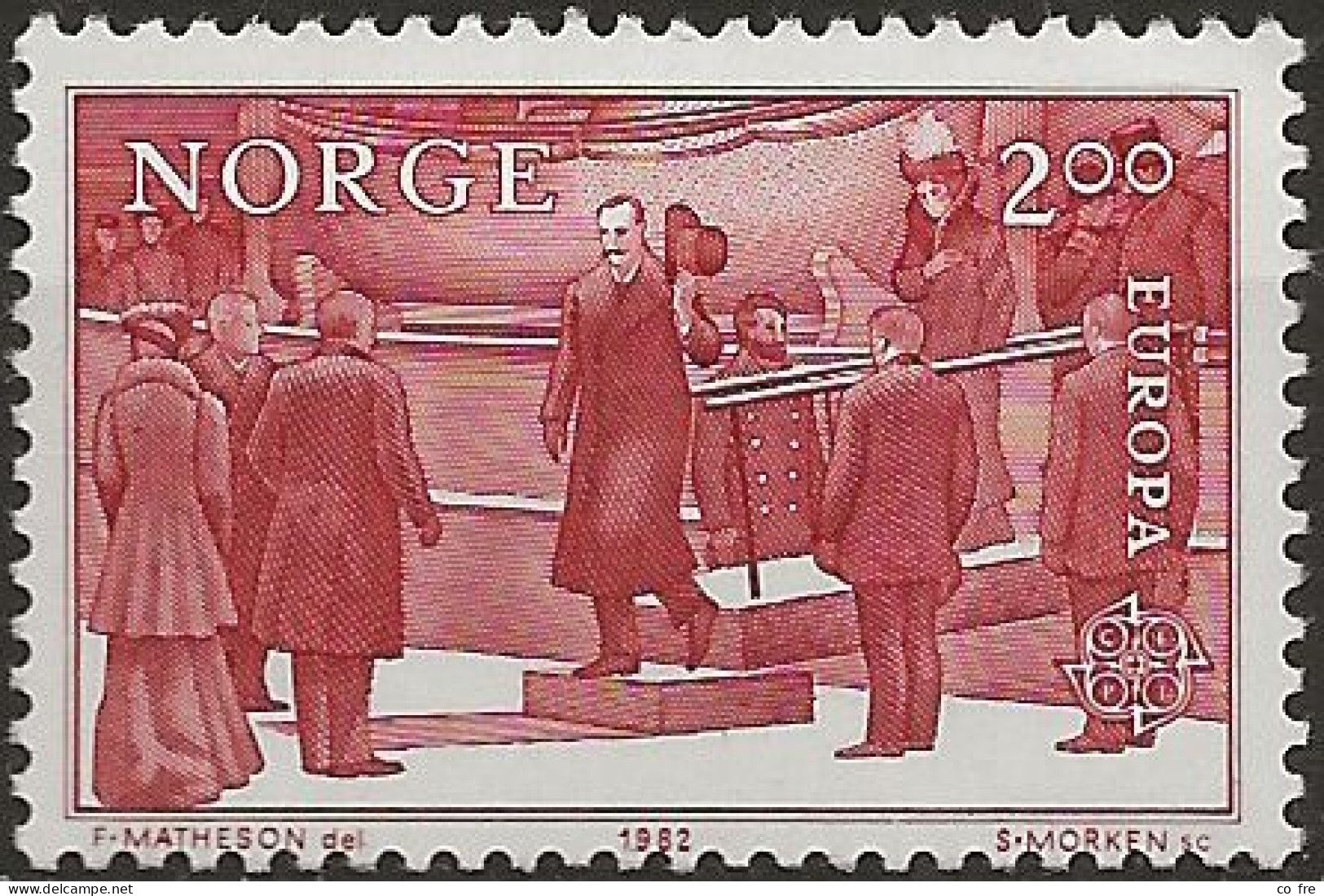 Norvège N°821** (ref.2) - Unused Stamps