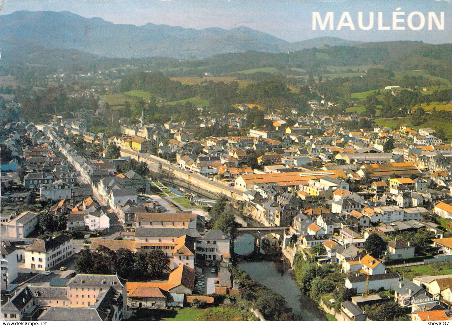 64 - Mauléon - Vue Générale Par Avion - Mauleon Licharre