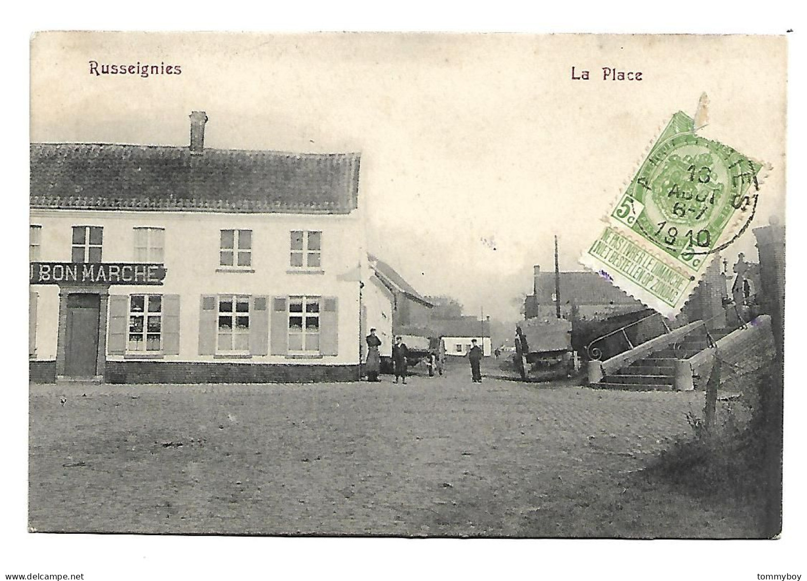 CPA Russeignies - La Place - Kluisbergen