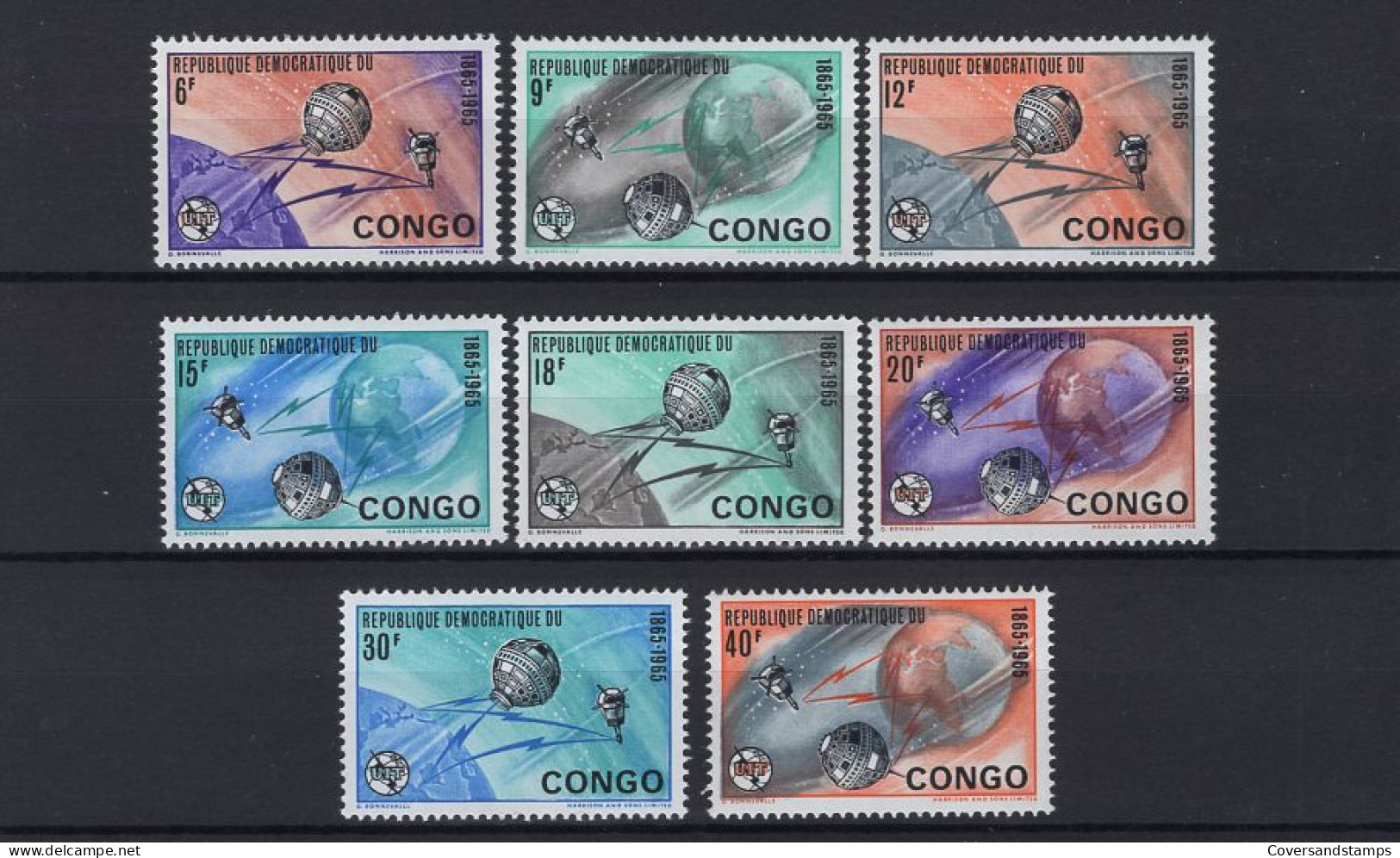 Repbuliek Congo 586/93 - MNH - Nuevas/fijasellos
