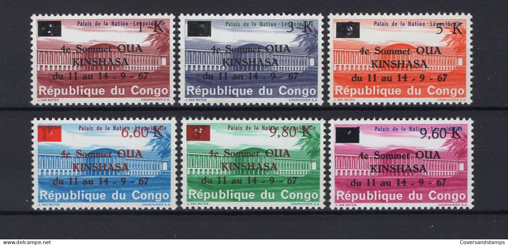 Republiek Congo 646/51 - MNH - Nuovi