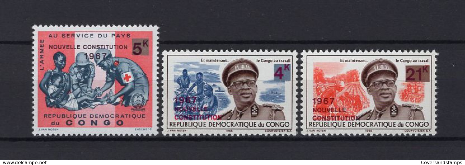 Republiek Congo 652/54 - MNH - Ungebraucht