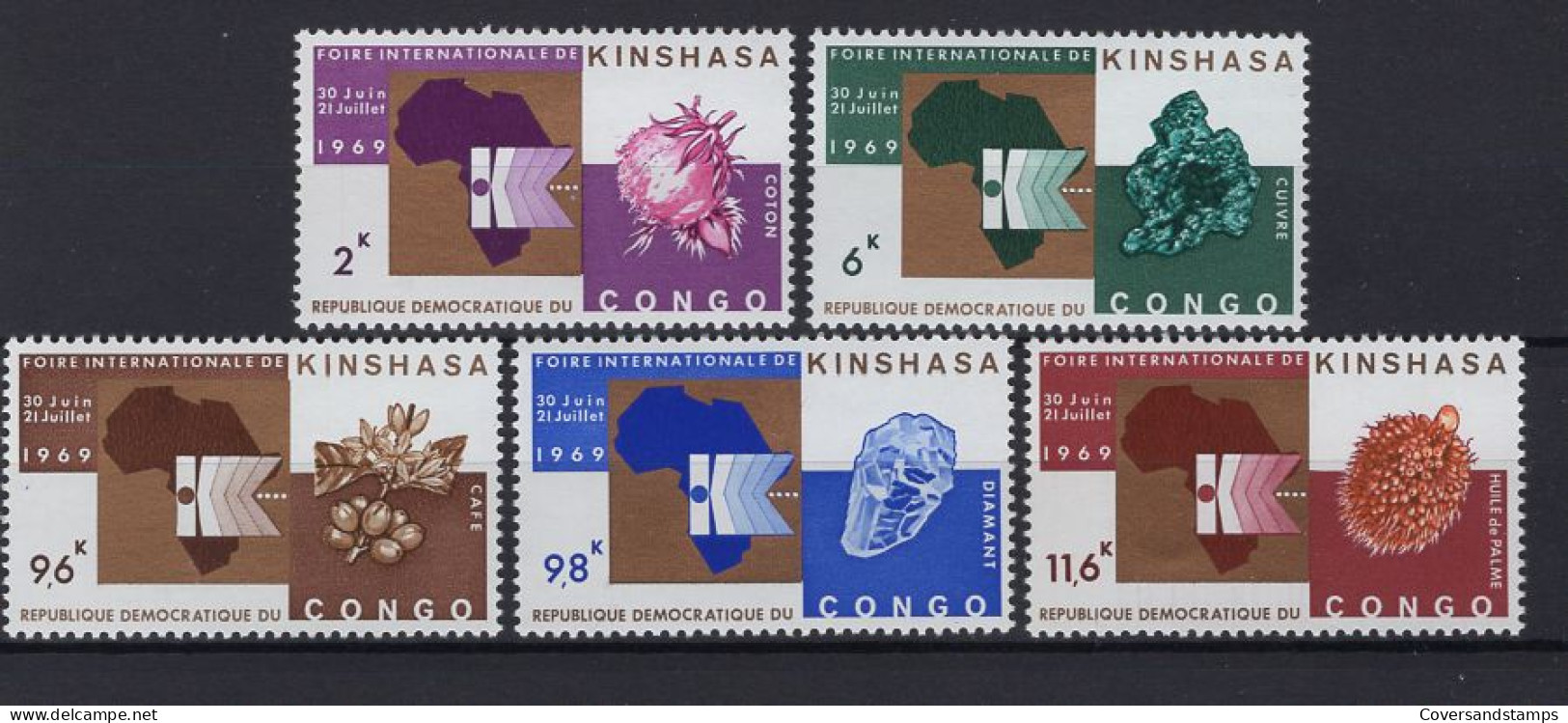 Republiek Congo 684/88 - MNH - Mint/hinged