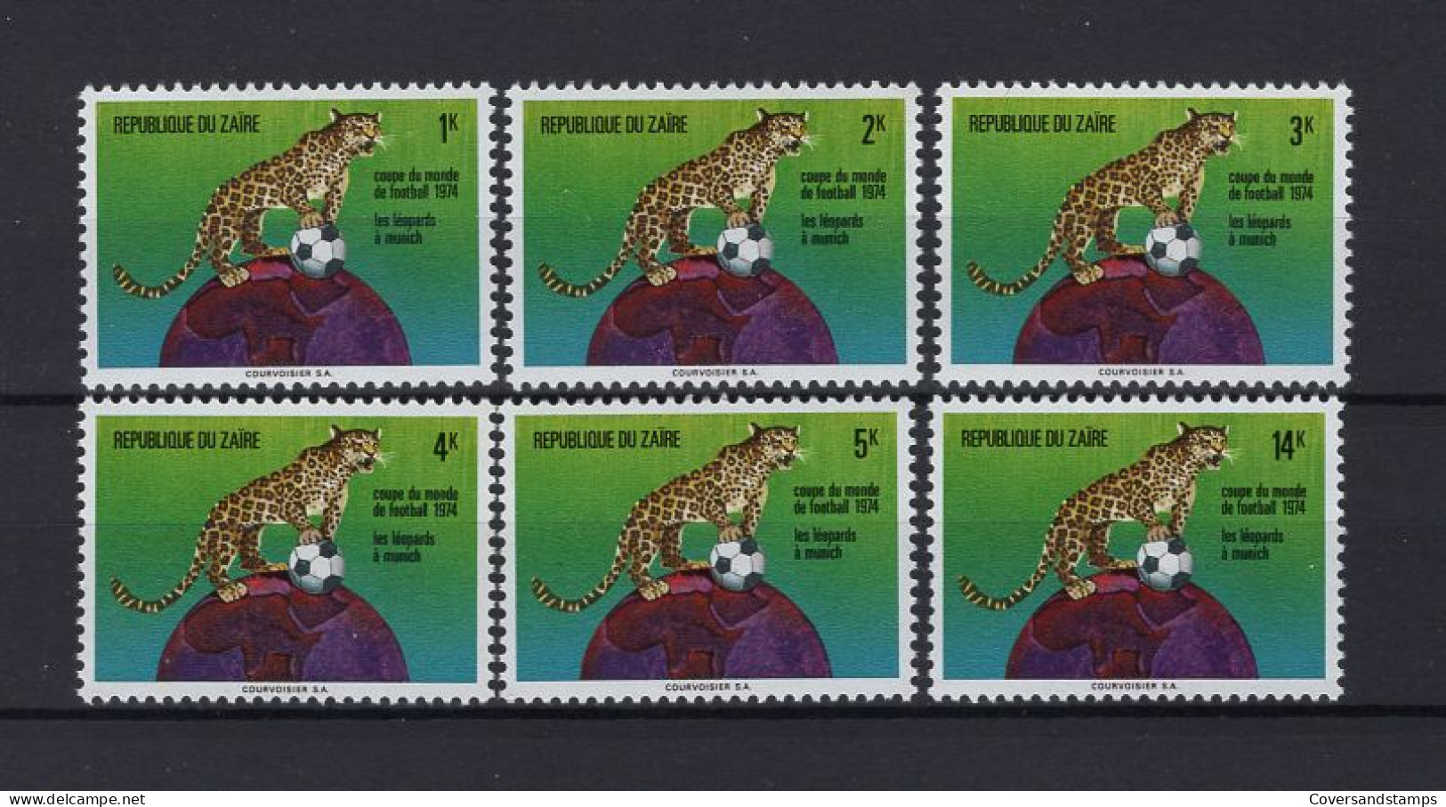 Zaïre 837/42 - MNH - Nuovi