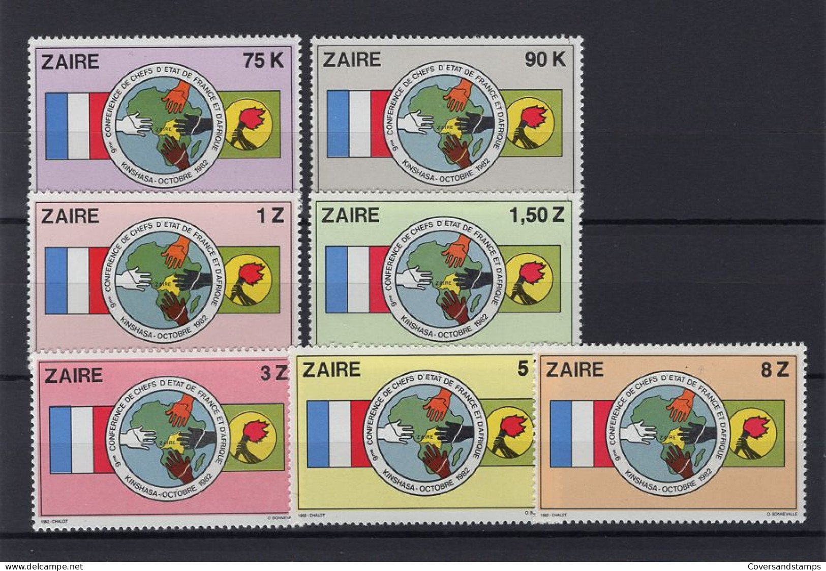 Zaïre 1150/56 - MNH - Unused Stamps