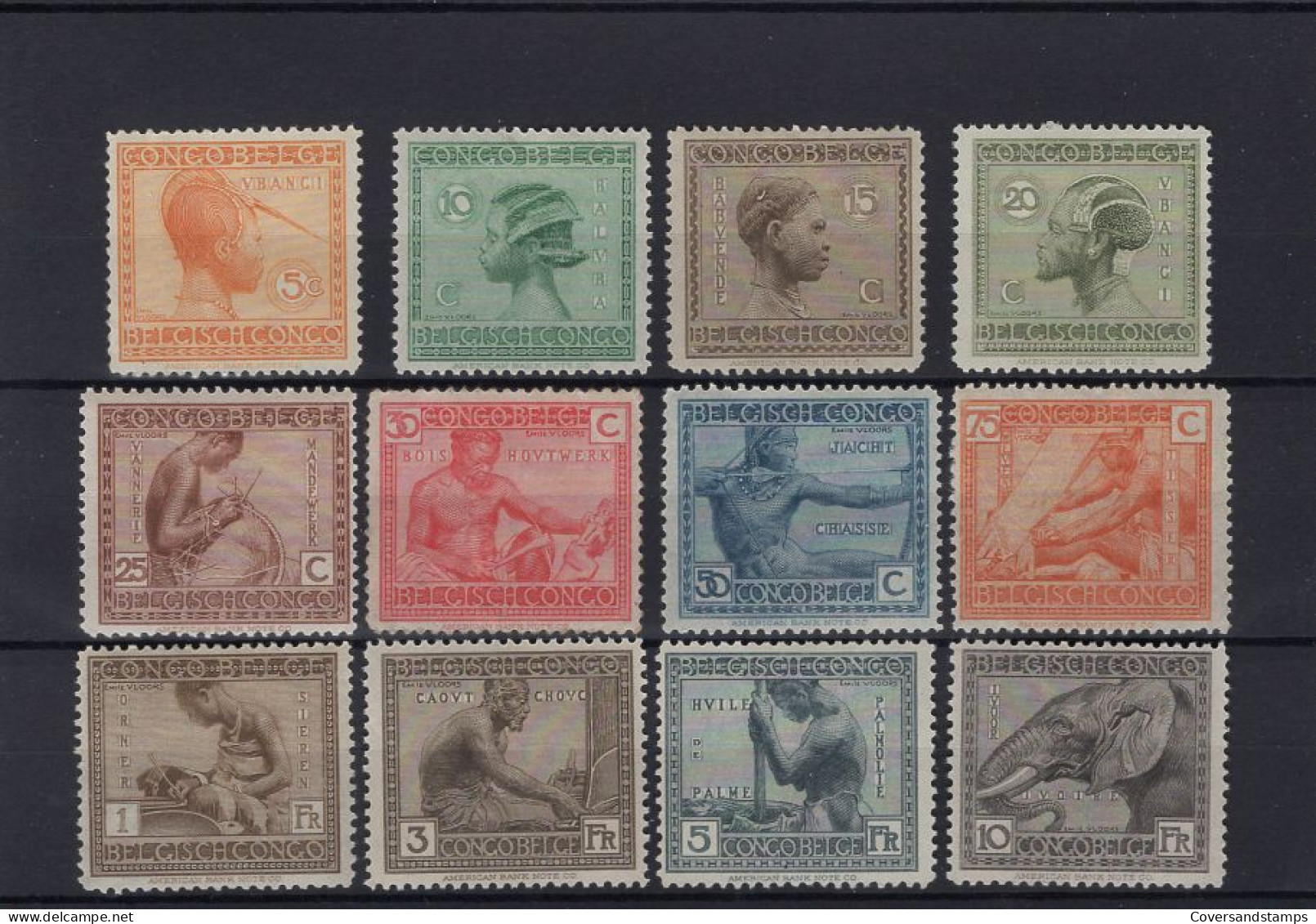 Belgisch Congo 106/17 - MH - Unused Stamps