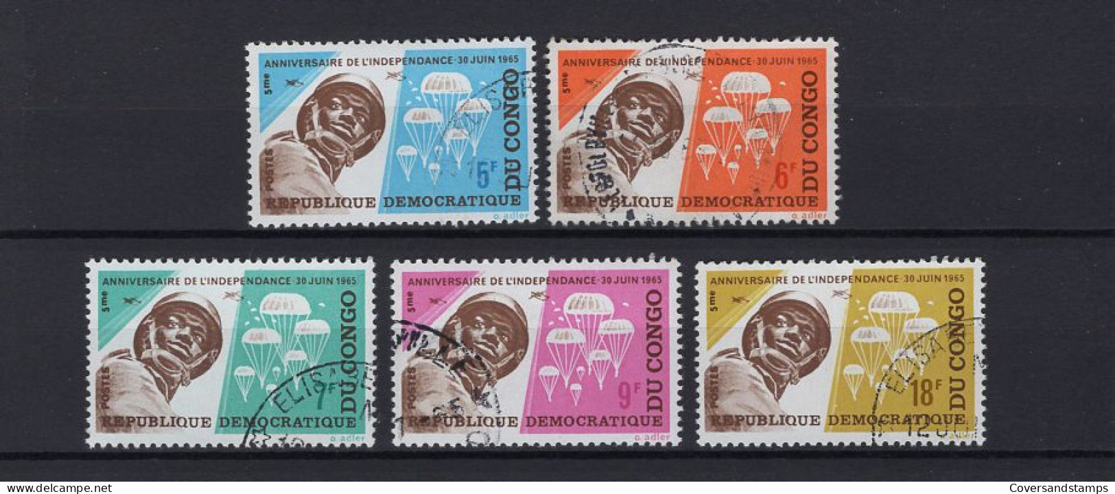 Republiek Congo 594/98 Gest / Obl / Stamped - Usados