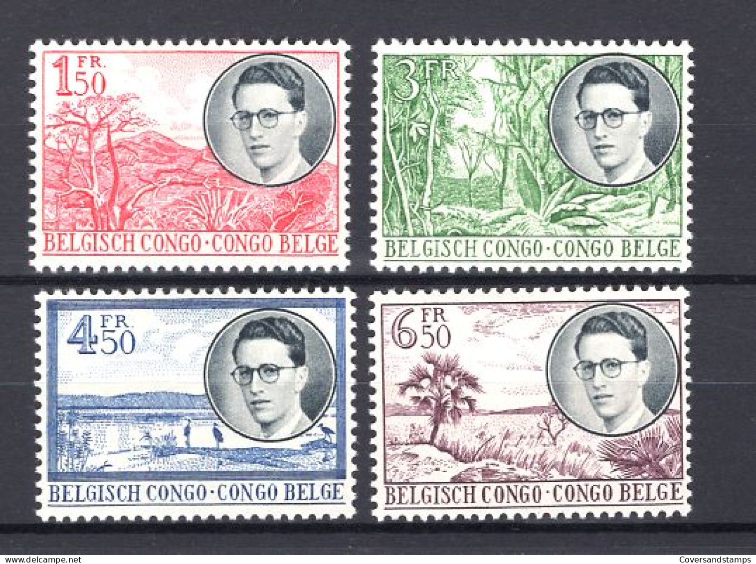 Belgisch Congo 329/32 - MH - Unused Stamps