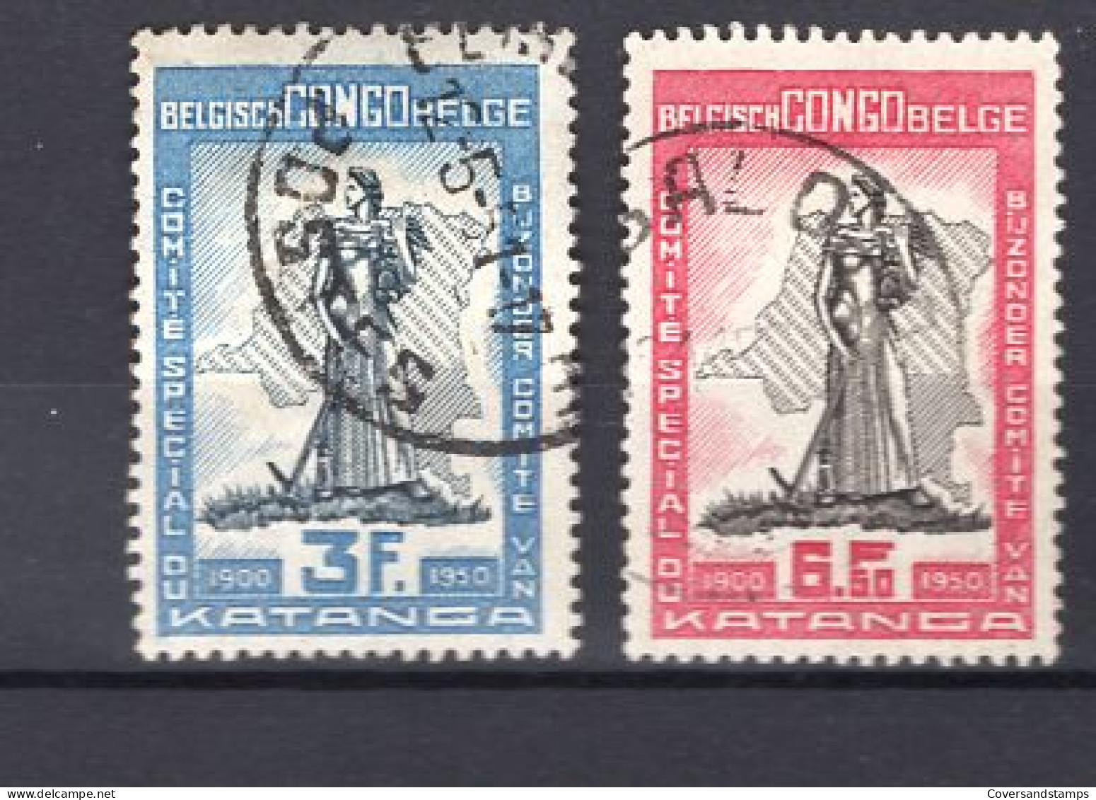 Belgisch Congo 298/99 - Gest /obl / Stamped - Oblitérés