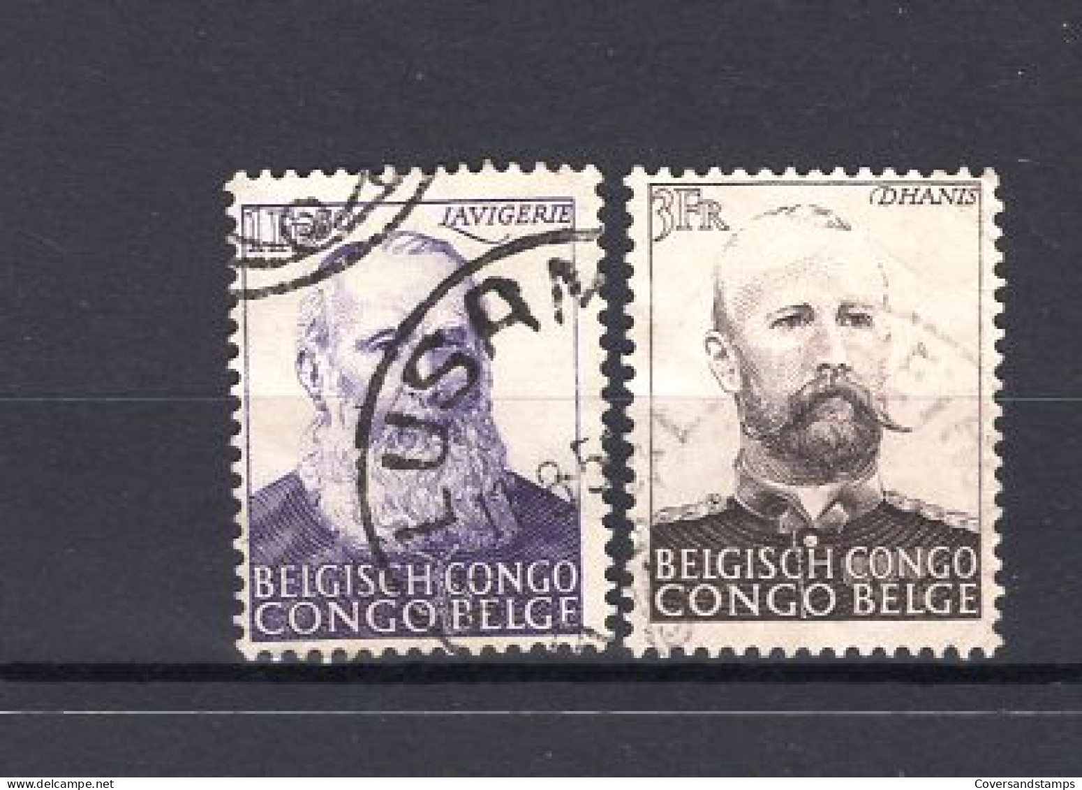 Belgisch Congo 300/01 - Gest / Obl / Stamped - Usados