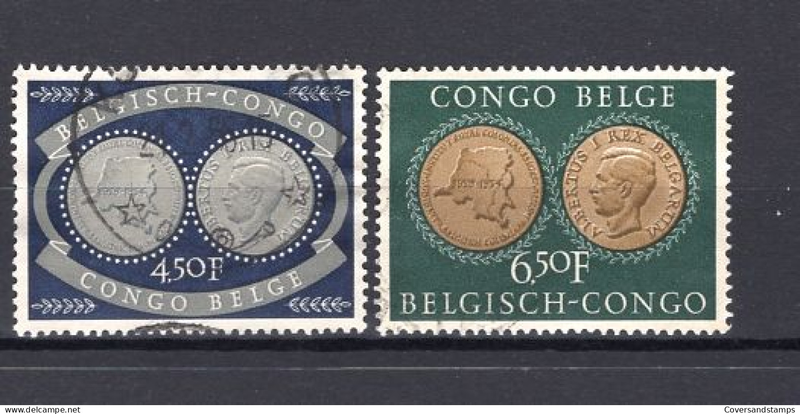 Belgisch Congo 327/28 - Gest / Obl / Stamped - Usati