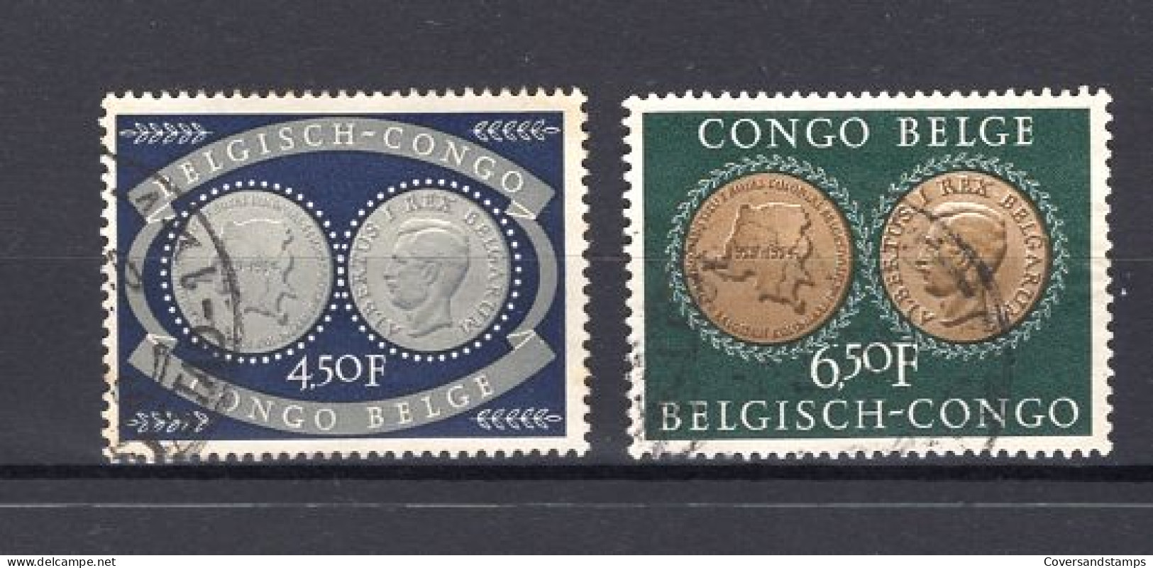 Belgisch Congo 327/28 - Gest / Obl / Stamped - Usados