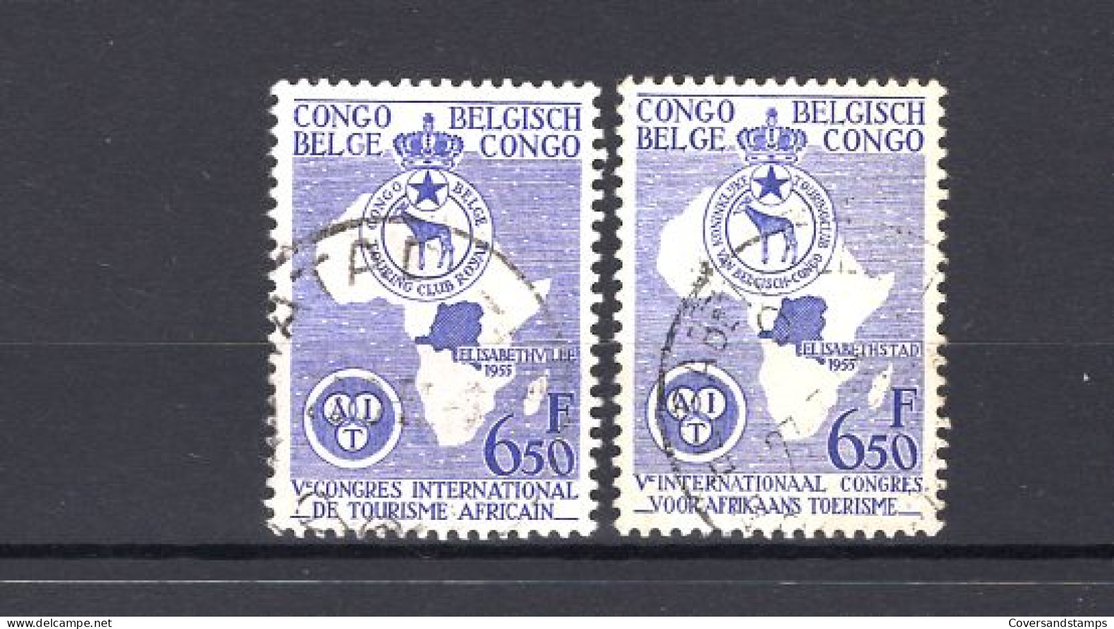 Belgisch Congo 337/38 - Gest / Obl / Stamped - Oblitérés