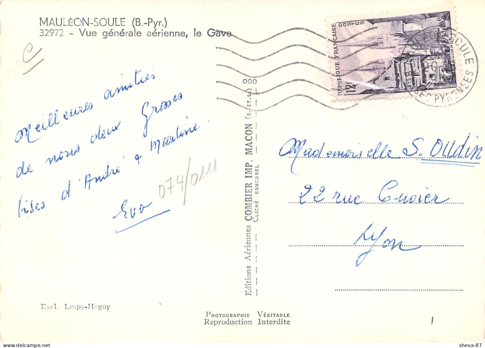 64 - Mauléon Soule - Vue Générale Aérienne, Le Gave - Mauleon Licharre