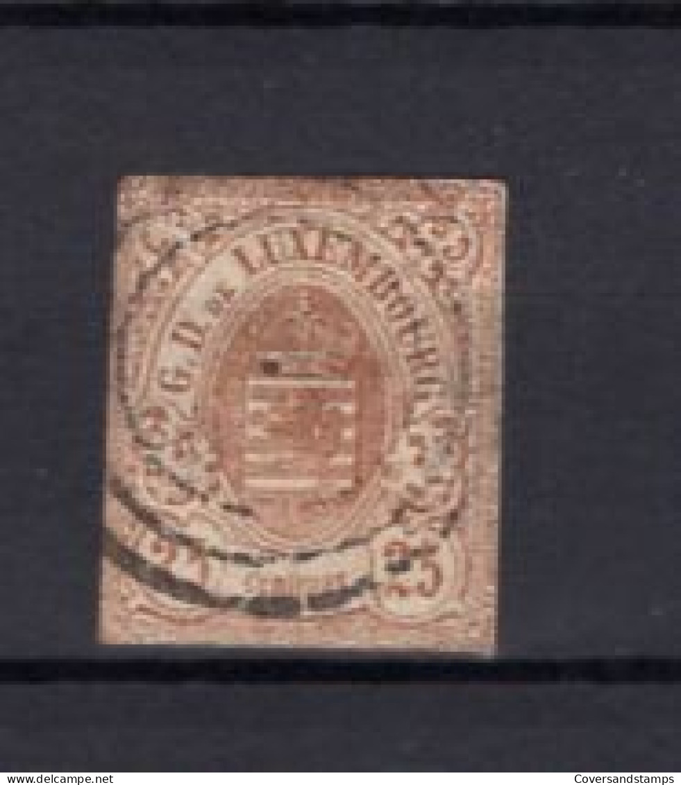 Luxembourg 8 - Gestempeld / Oblitéré - 1859-1880 Wapenschild