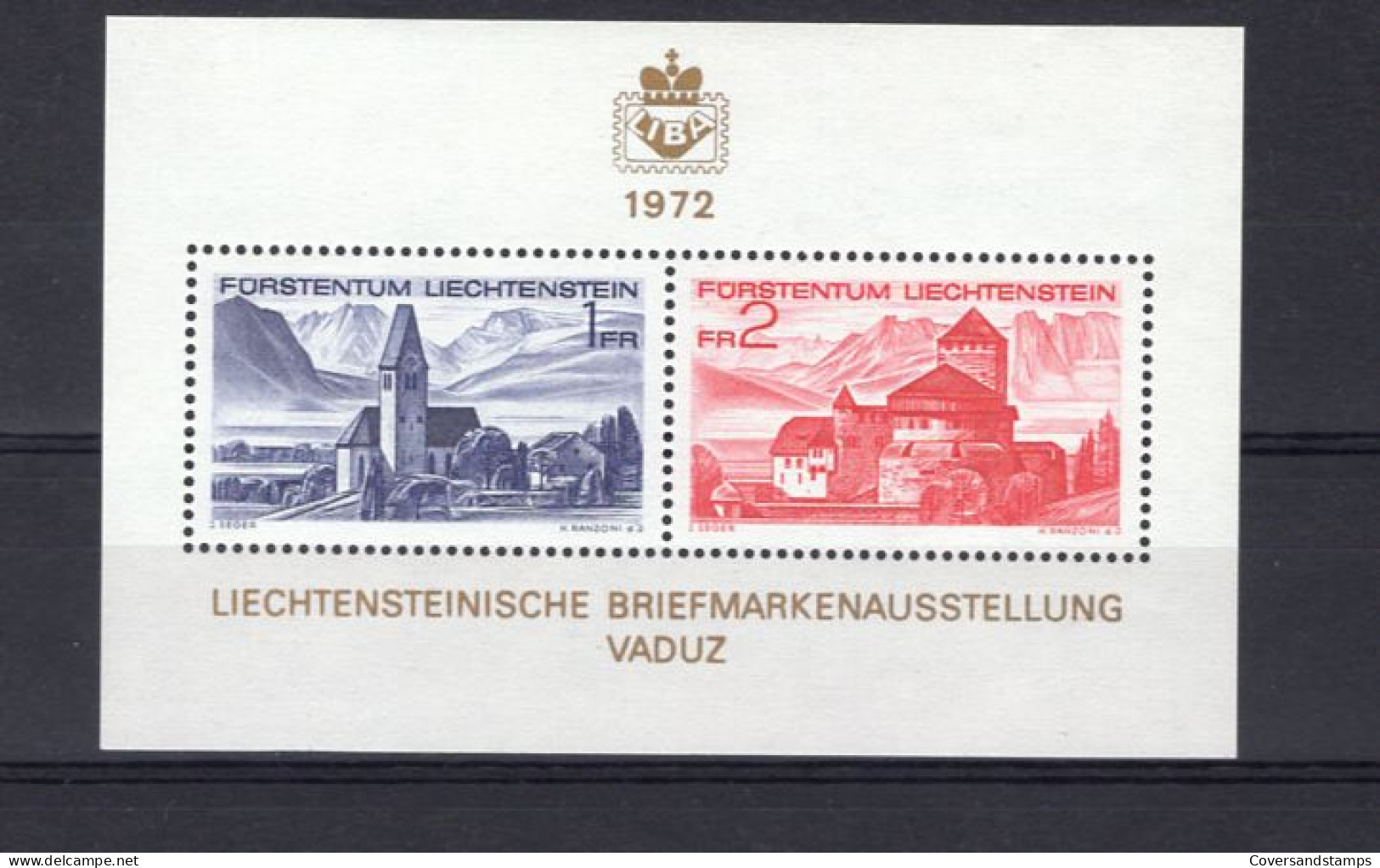 Liedhtenstein BL12 - MNH - Blocs & Feuillets