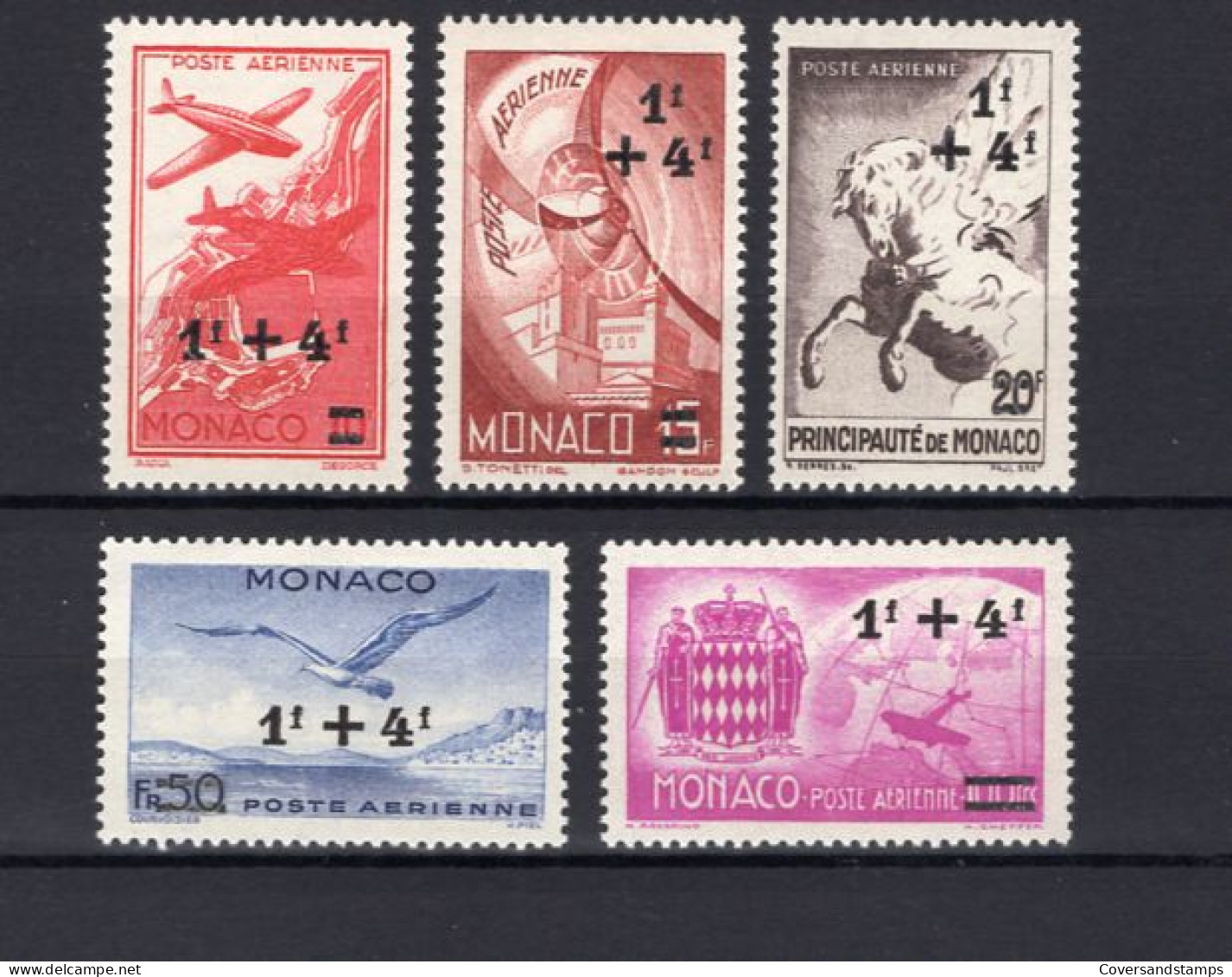  Monaco  PA8/12 - MNH - Airmail