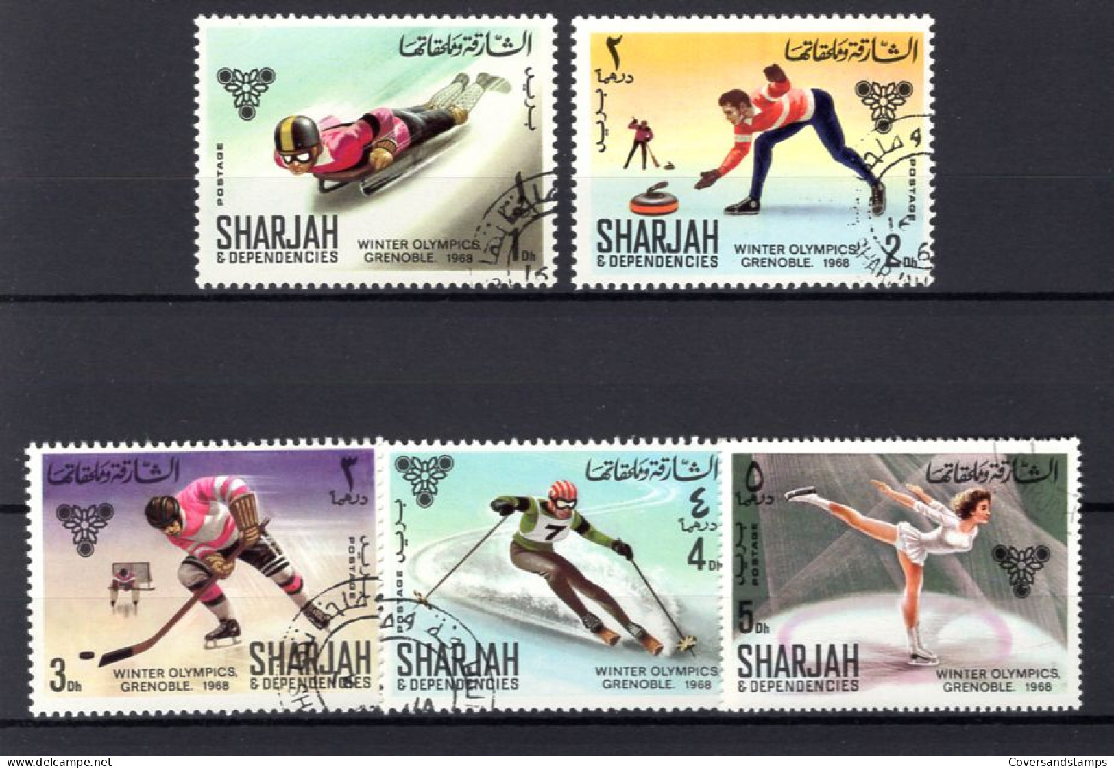  Sharjah - Olympische Winterspelen Grenoble 1968 - Inverno1968: Grenoble