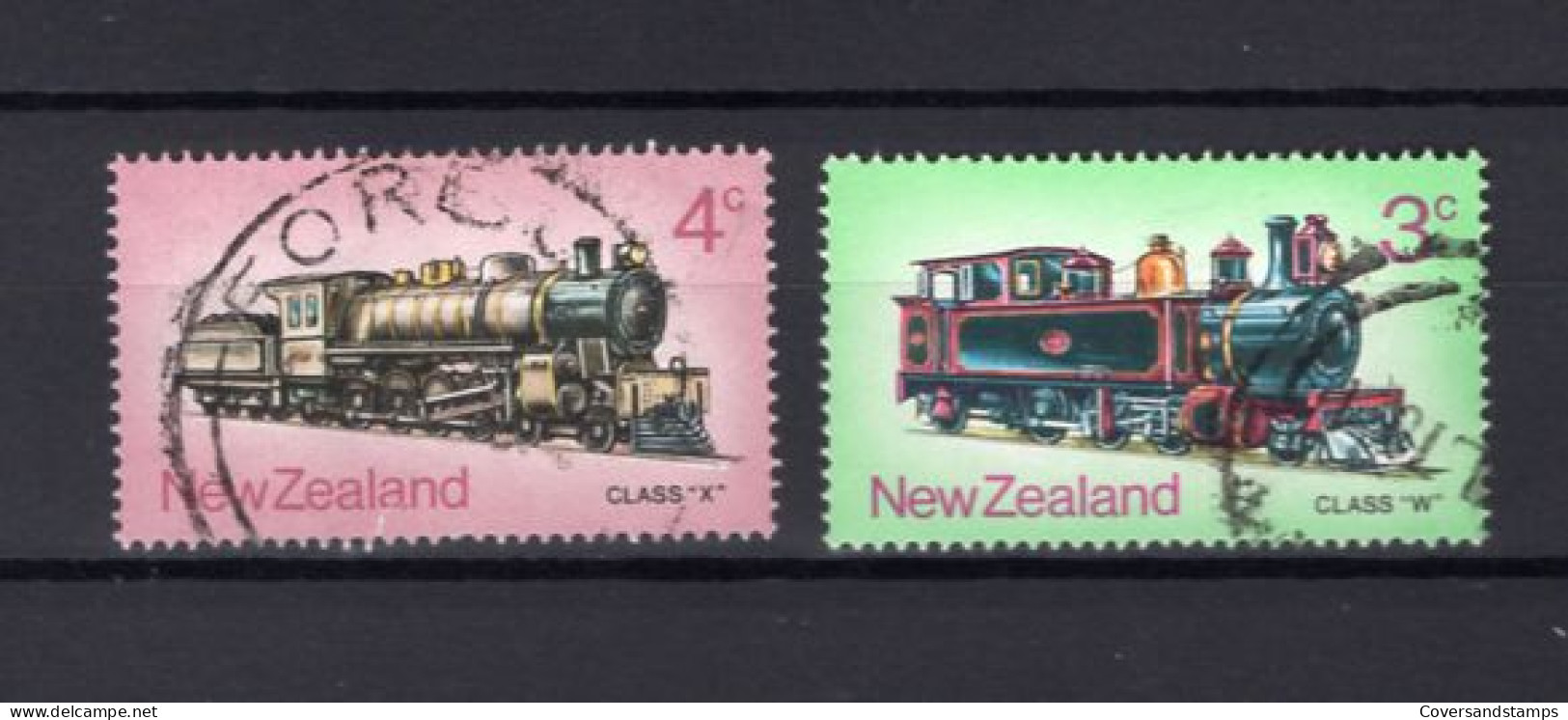  New Zealand  - Trains -  Gest /obl / Used - Trenes