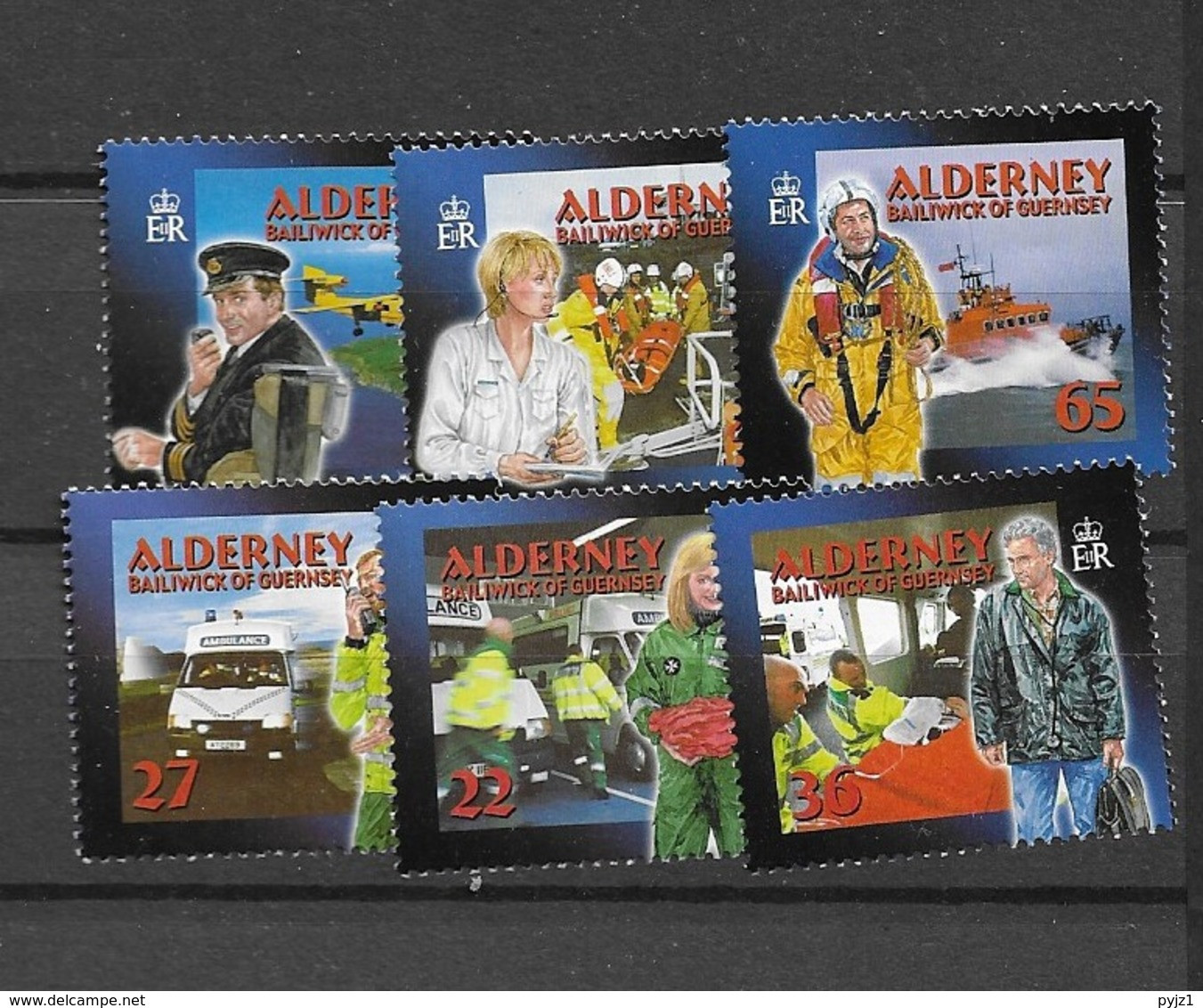 2002 MNH Alderney, Postfris** - Erste Hilfe