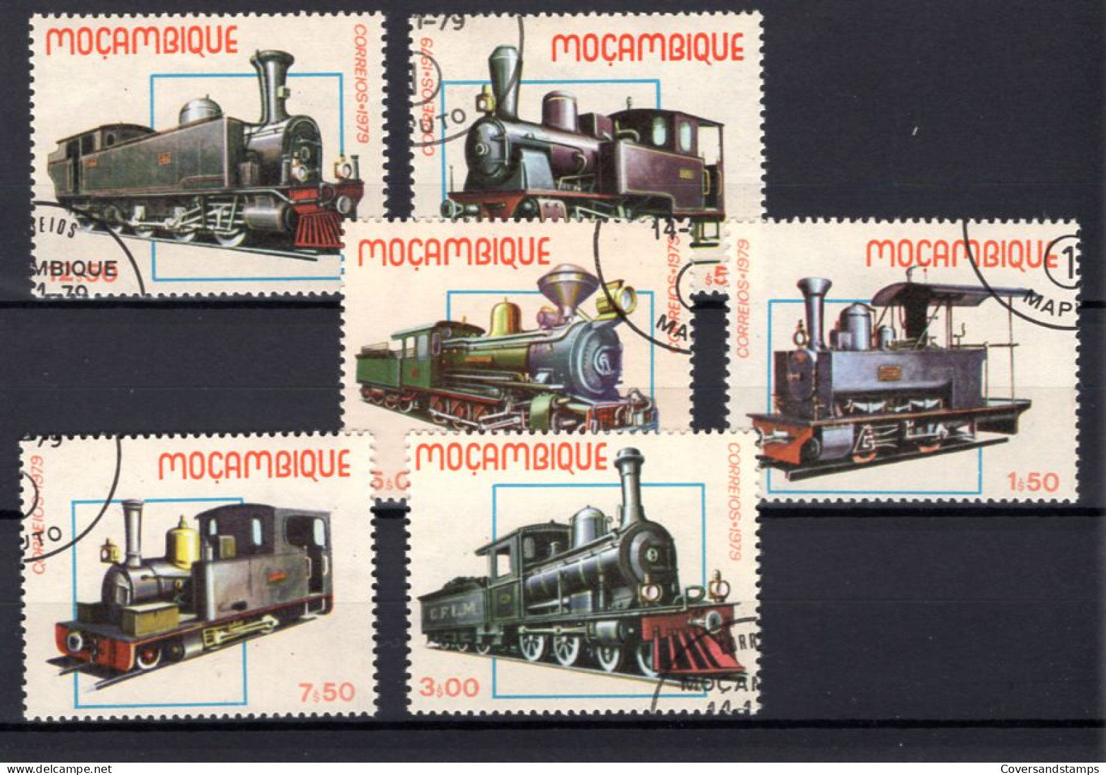  Mocambique -  Trains - Gest / Obl / Used - Trenes