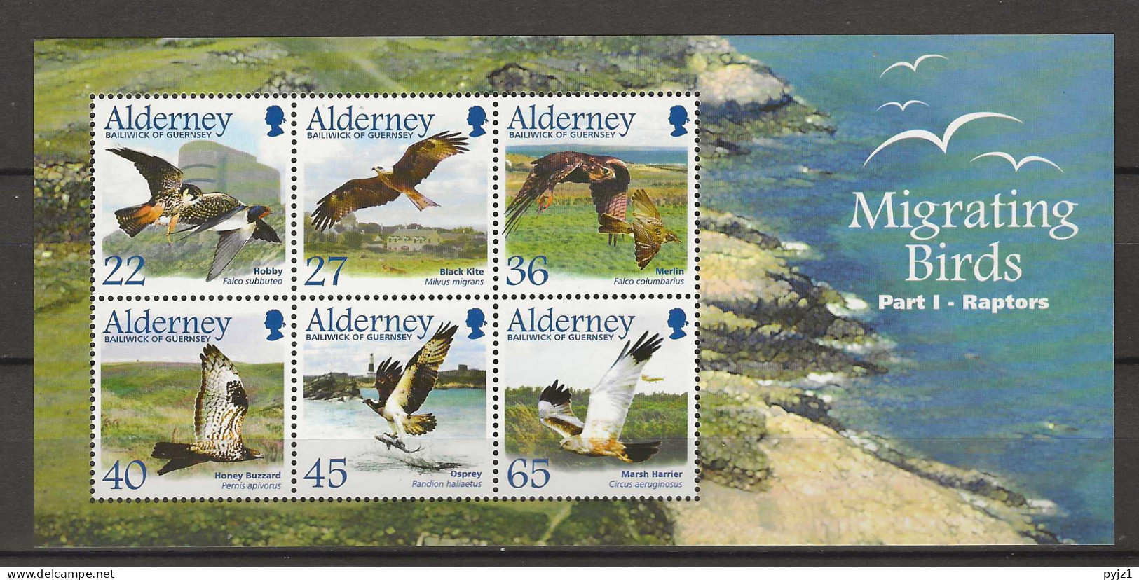 2002 MNH Alderney Mi Block 12 Postfris** - Alderney