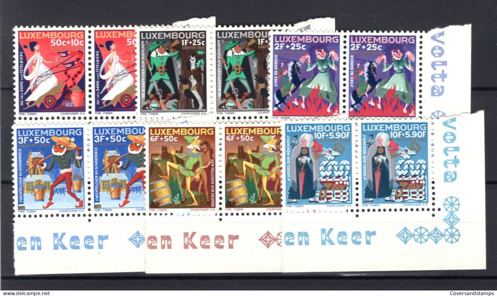 Luxembourg - 672/77 - MNH - Blok Van 4 / Bloc De 4 - Unused Stamps