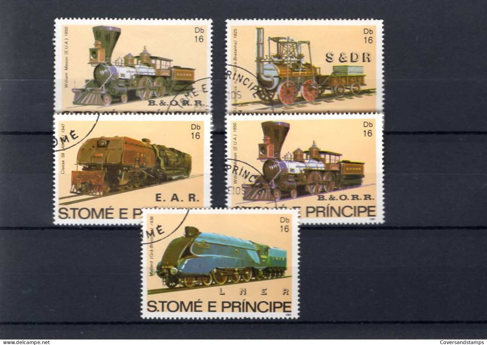   San Tomé E Principe - Trains - Gest / Obl / Used - Trains