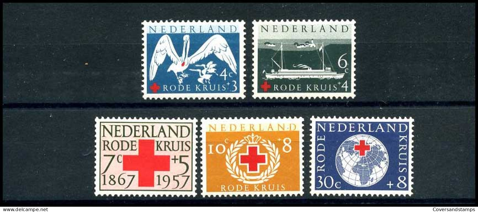  Nederland - 695/99 **    Rode Kruis - Unused Stamps