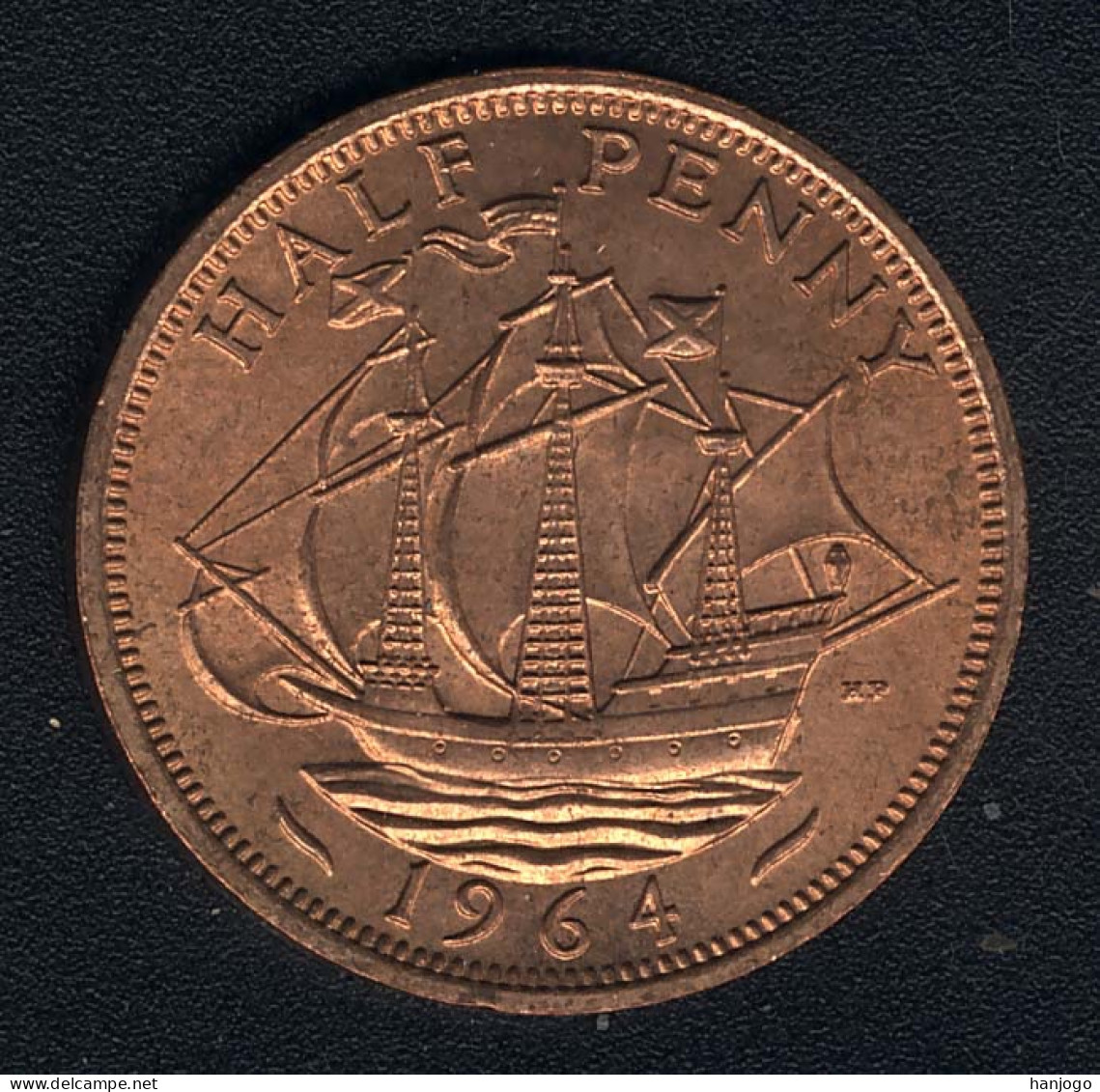 Großbritannien, 1/2 Penny 1964, UNC - C. 1/2 Penny