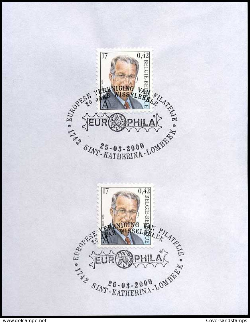 België 2840 Met Bijzondere Afstempeling Sint-Katherina-Lombeek - Used Stamps