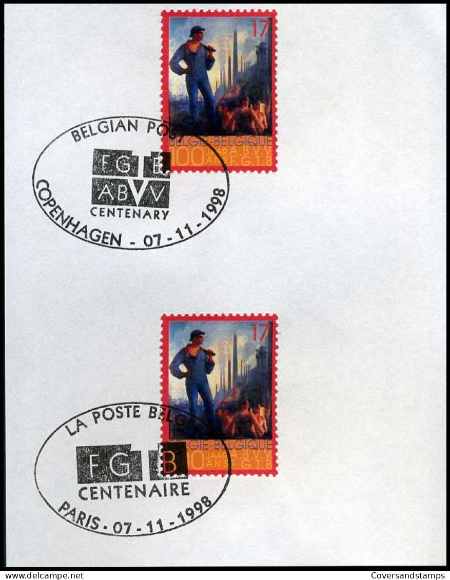 België 2788 Met Bijzondere Afstempeling Copenhagen - Used Stamps