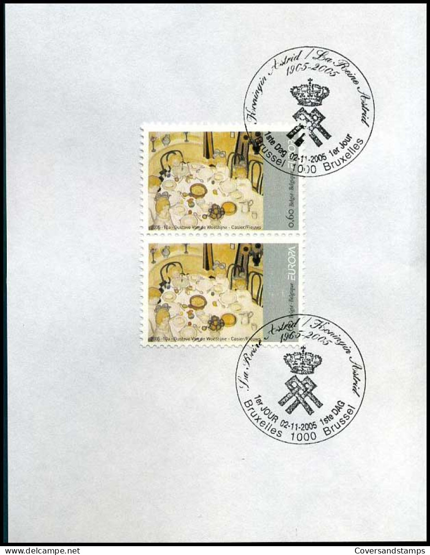België 3386 Met Bijzondere Afstempeling Brussel-Bruxelles - Used Stamps