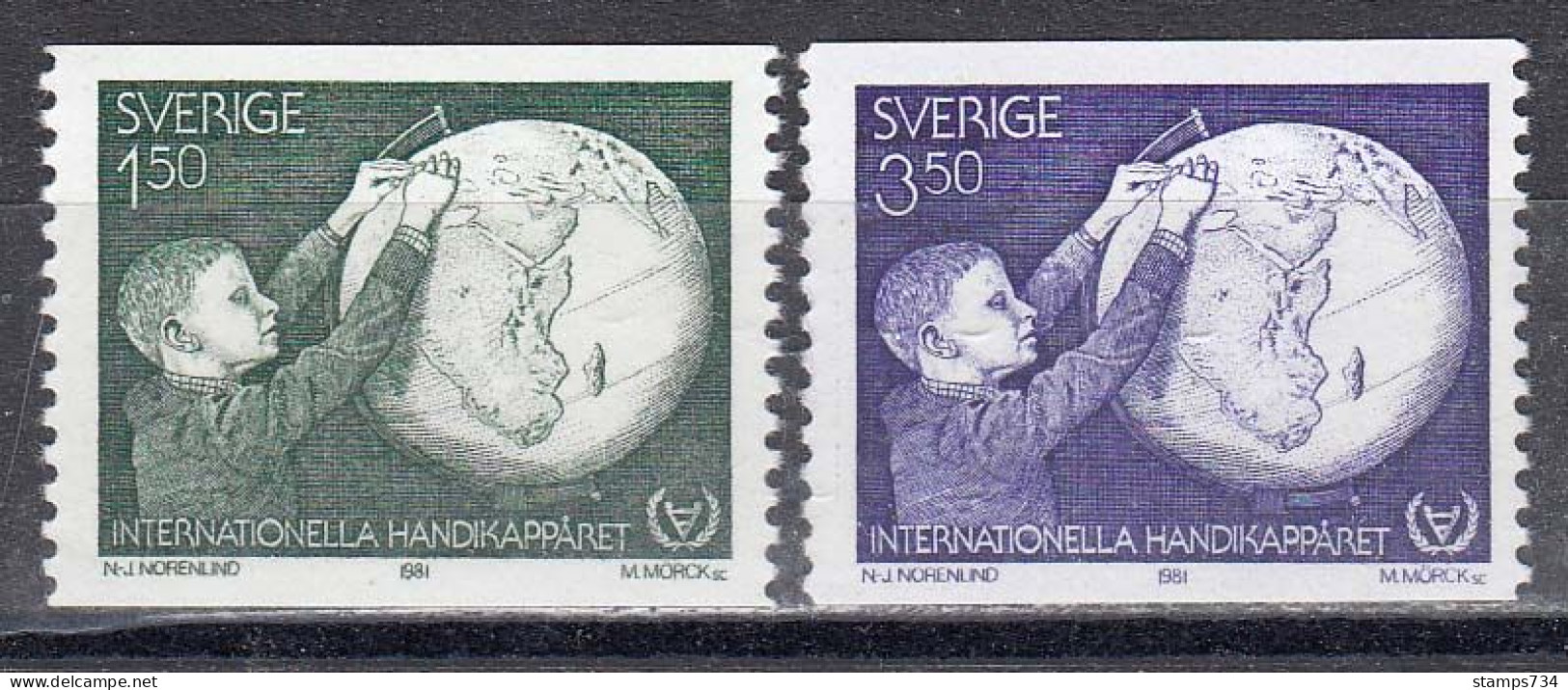 Schweden 1981 - Jahr Der Behinderten, Mi-Nr. 1143/44, MNH** - Neufs