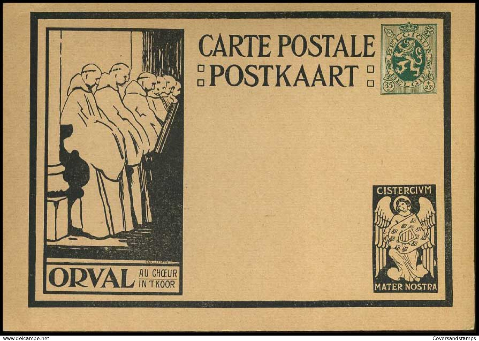 Postkaart - Orval, In 't Koor - Cartoline Illustrate (1971-2014) [BK]