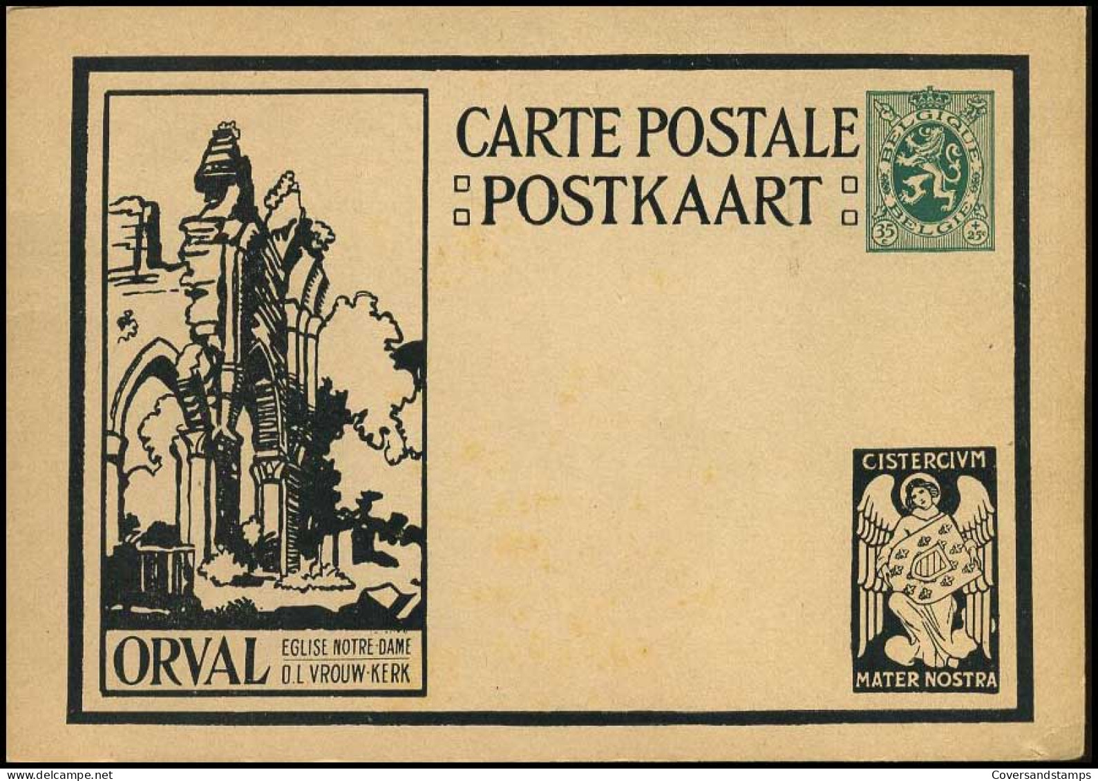 Postkaart - Orval, O.L. Vrouw Kerk - Illustrierte Postkarten (1971-2014) [BK]