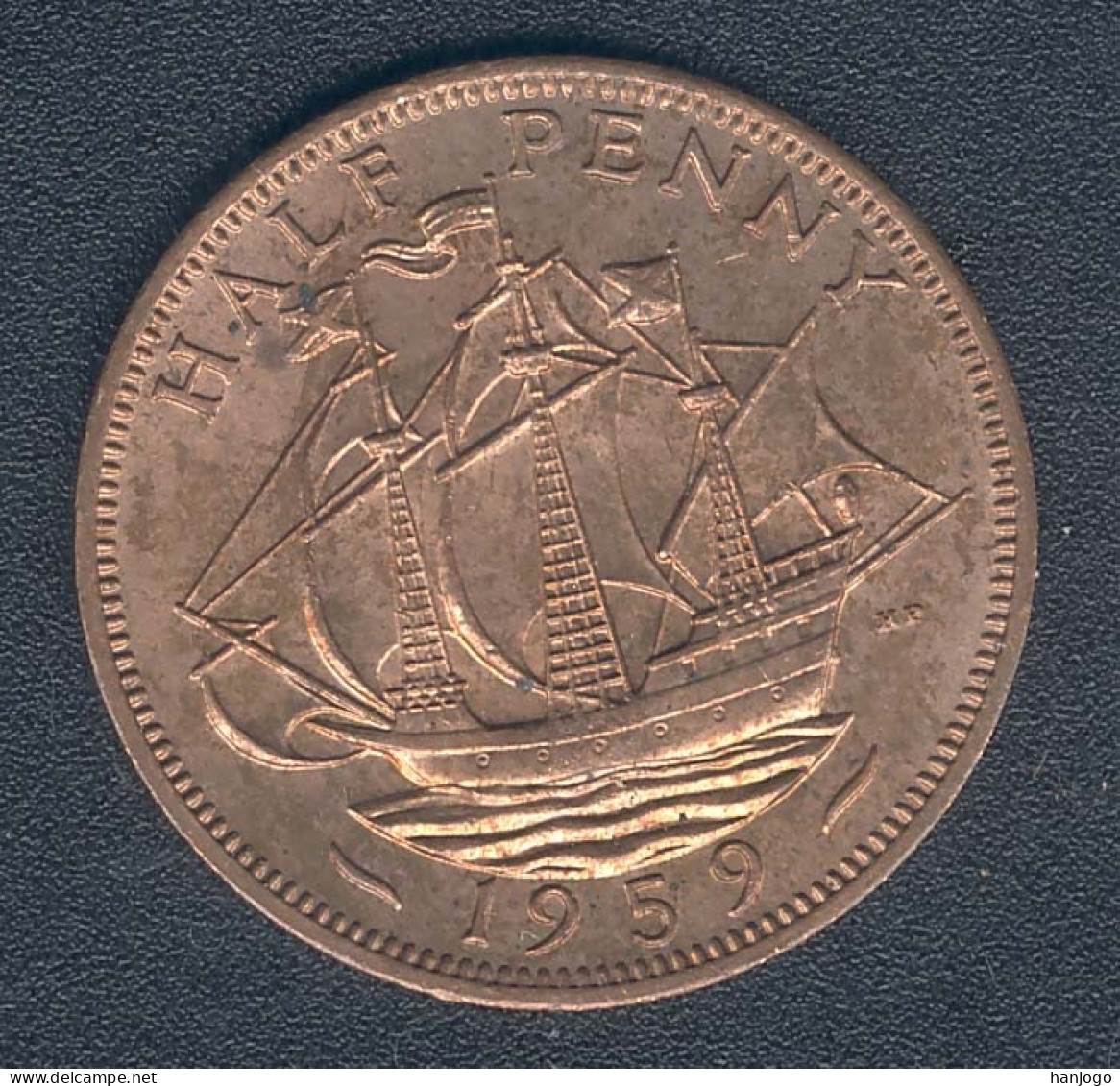 Großbritannien, 1/2 Penny 1959, UNC - C. 1/2 Penny