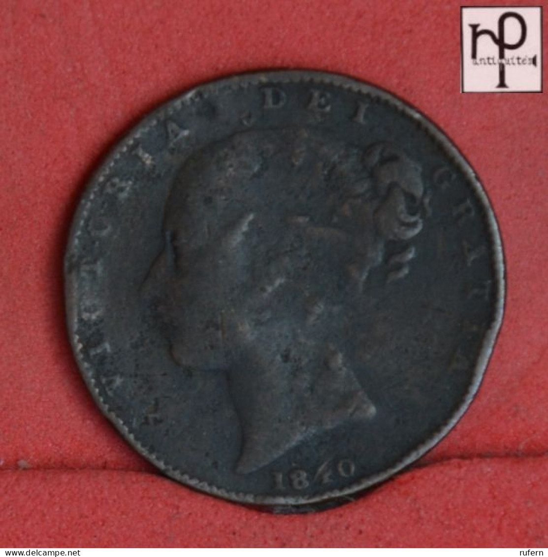 GREAT BRITAIN 1 FARTHING 1840 -    KM# 725 - (Nº58950) - B. 1 Farthing