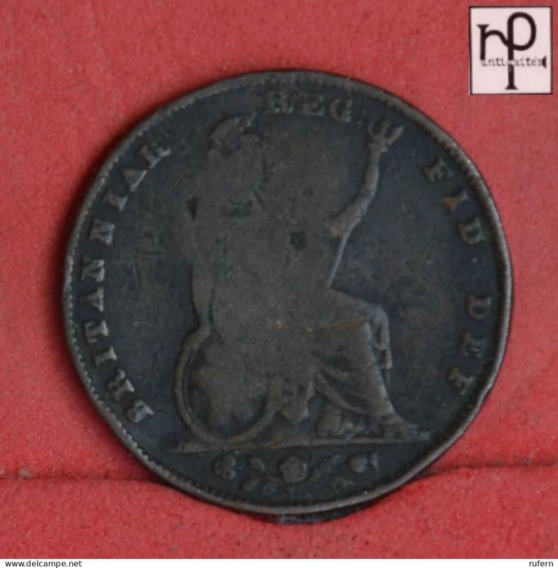 GREAT BRITAIN 1 FARTHING 1840 -    KM# 725 - (Nº58950) - B. 1 Farthing