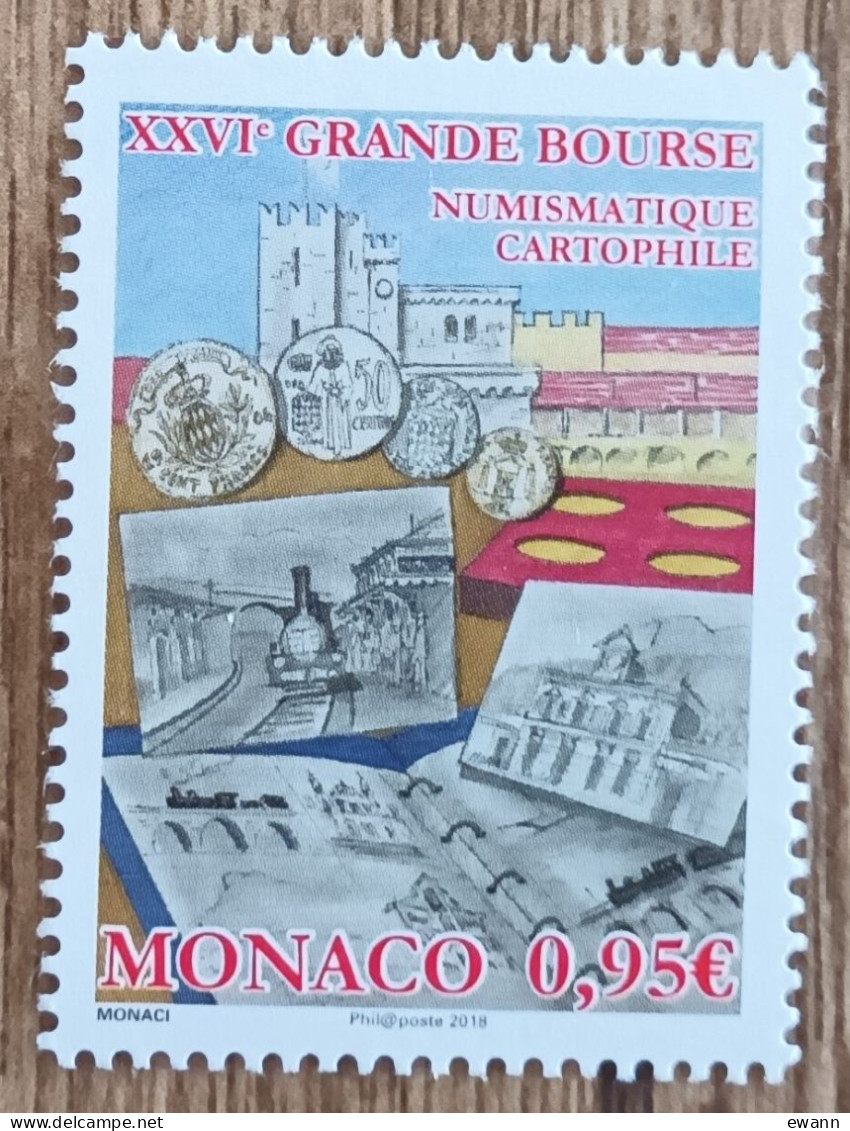 Monaco - YT N°3157 - XXVIe Grande Bourse Philatélique, Numismatique Et Cartophile - 2018 - Neuf - Unused Stamps