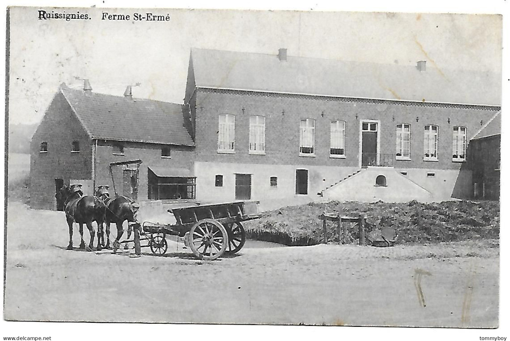 CPA Russeignies, Ferme St-Ermé - Kluisbergen