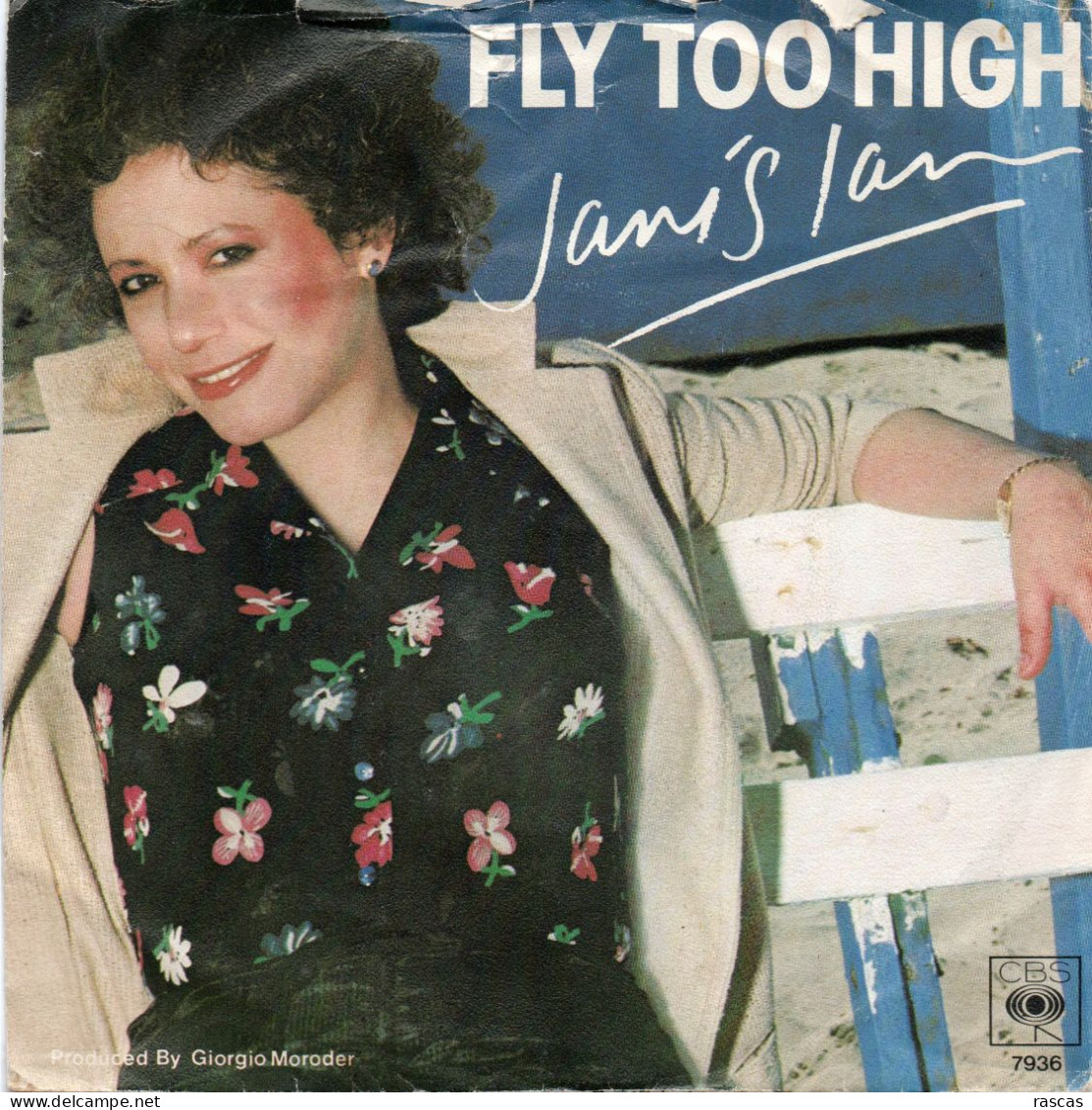 DISQUE VINYL 45 T DE LA CHANTEUSE AMERICAINE JANIS IAN - FLY TOO HIGH - Disco & Pop