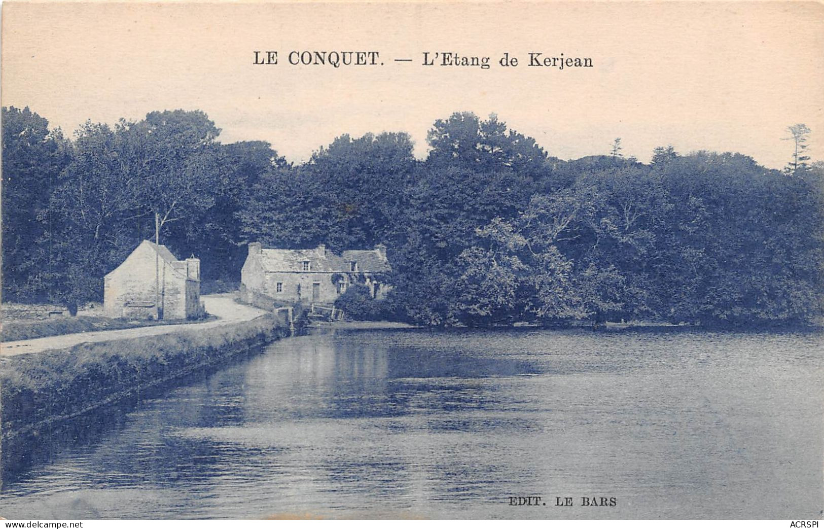 LE CONQUET L Etang De Kerjean 6(scan Recto-verso) MA426 - Le Conquet