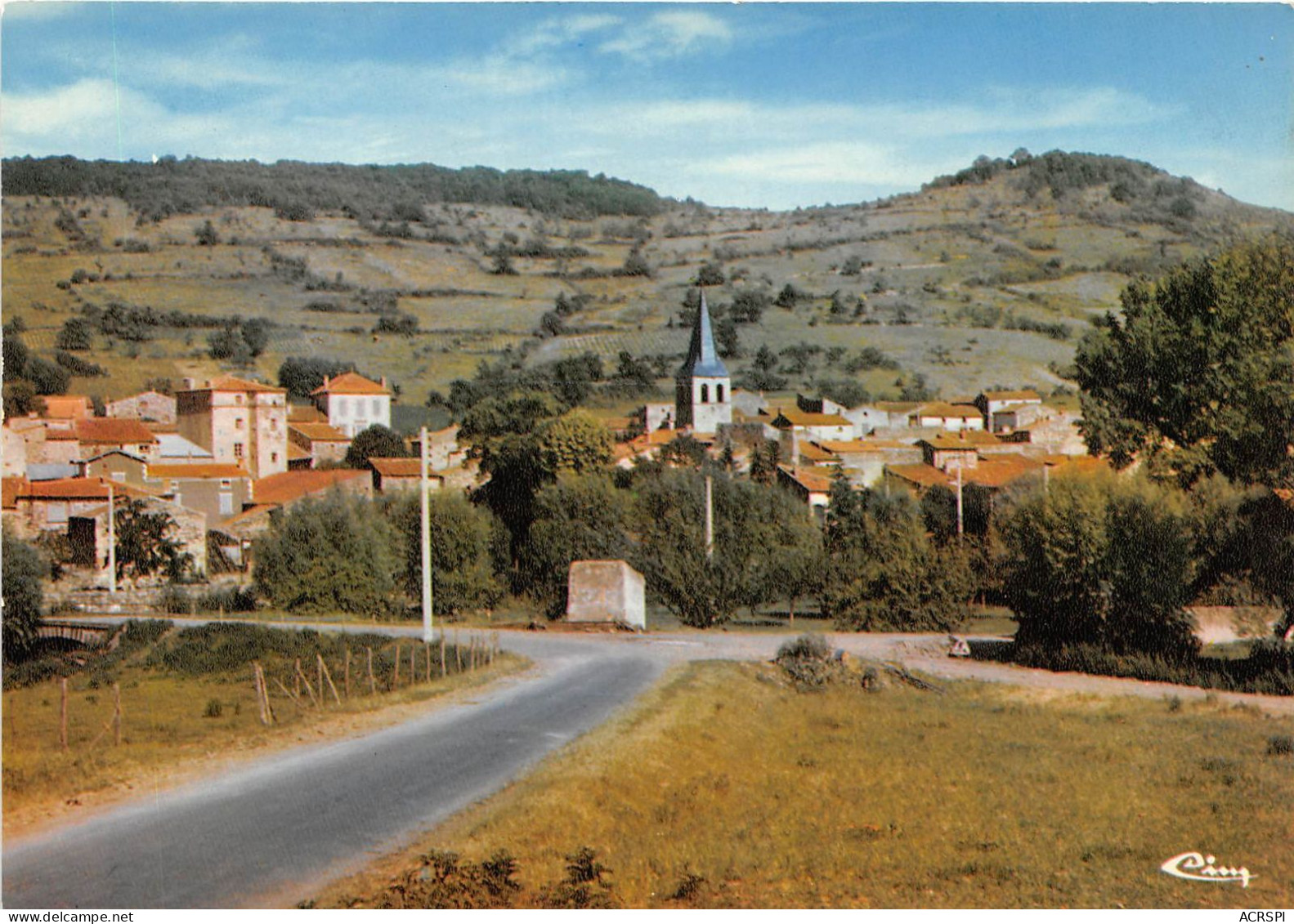 Environs De St Germain Lembron Vue Generale De Gignat 23(scan Recto-verso) MA419 - Saint Germain Lembron