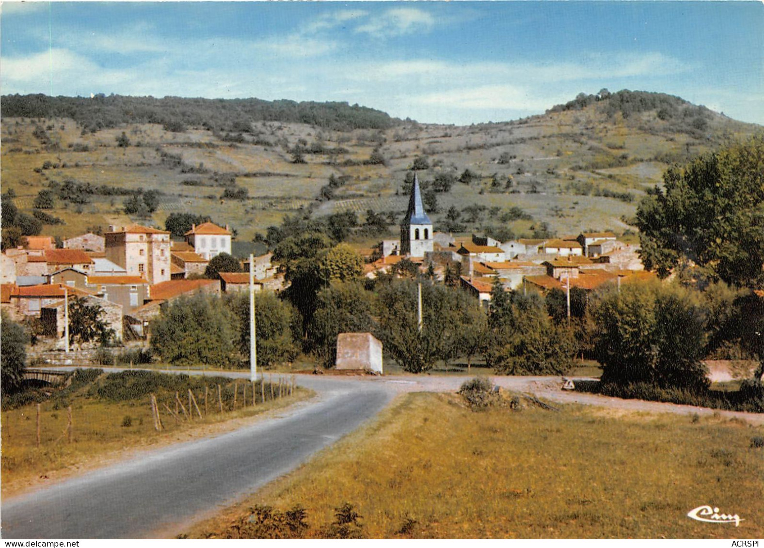 Environs De St Germain Lembron Vue Generale De Gignat 22(scan Recto-verso) MA419 - Saint Germain Lembron