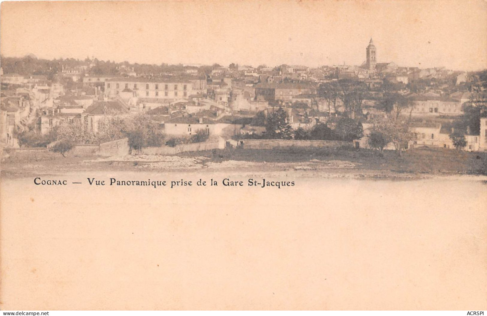 COGNAC Vue Pnoramique Prise De La Gare St Jacques 16(scan Recto-verso) MA409 - Cognac