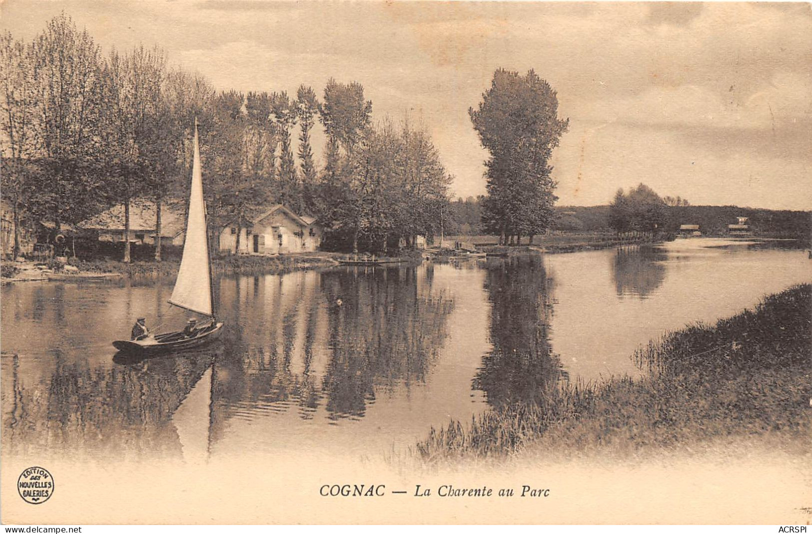 COGNAC La Charente Au Parc 10(scan Recto-verso) MA409 - Cognac